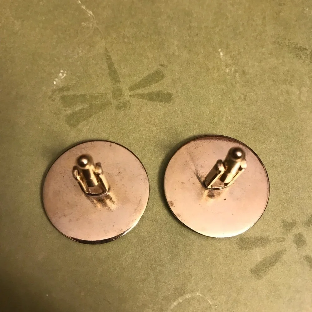 Vintage Mother of Pearl Cuff Links shiny fancy formal or daily wear